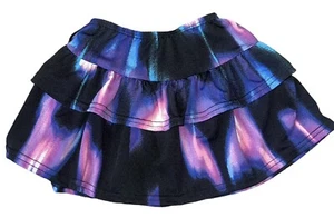 Dori Creations Girls Black Blue Pink Tie Dye Ruffled Mini Skirt Size 5-6 - Picture 1 of 2