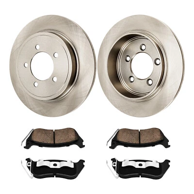 Rear Disc Rotors Brake Pads Fit For 2006-2010 Ford Explorer Mercury Mountaineer - Image 1 of 4