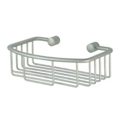 Sanwood Dusch Korb Wand Ablage Regal Bad Dusche Aufbewahrung Messing satiniert - Bild 1 von 3