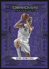 2022-23 Panini Obsidian Electric Etch Purple Flood #143 Dirk Nowitzki /49
