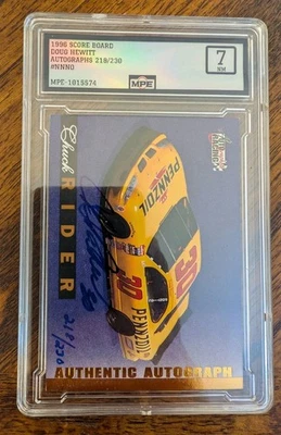 1996 Score Board Auto Chuck Ridder - MPE Grade 7 - Free Shipping - 218/230 - Image 1 of 4