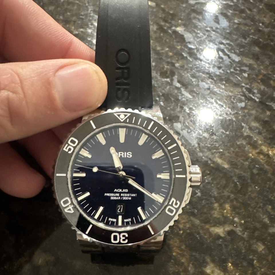 Reloj Hombre Oris Aquis Azul - 01 733 7730 4135-07 8 24 05PEB Foto 1 de 4