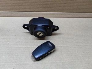 Audi A6 C6 Q7 4L Ignition Barrel Switch & Key Fob Used 4F0909131 - Picture 1 of 12