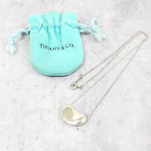 Tiffany & Co. Collar Colgante Frijoles Elsa Peretti SV925 Plata de Ley - Imagen 1 de 8