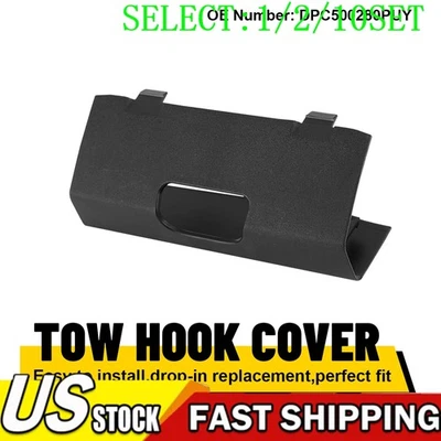 Cubierta de gancho de ojo de remolque para parachoques delantero para Land Rover Range Rover 06-09 1~10X Foto 1 de 4