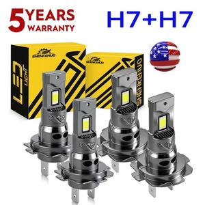 Kit combinado de bombillas LED altas bajas para KIA OPTIMA 2014 2015 4 PIEZAS 6500 K H7+H7 - Imagen 1 de 14