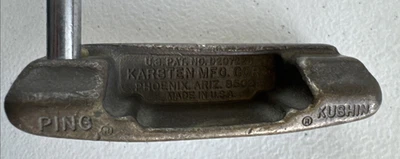Vintage PING Kushin Putter Phoenix, 85029 Karsten, Manganese Bronze, 35” Steel - Image 1 of 4