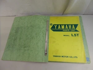 Vintage 1968 Yamaha L5T Motorcycle Parts List Manual - Picture 1 of 4