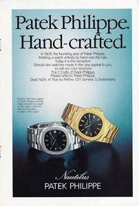Patek Philippe Nautilus Hand-Crafted Original 1978 Vintage Print Ad!! - Picture 1 of 1