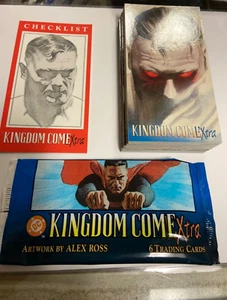 1996 Skybox Kingdom Come Extra Widevision Base Cards 50 cards & S16 w/Wrapper - Picture 1 of 2