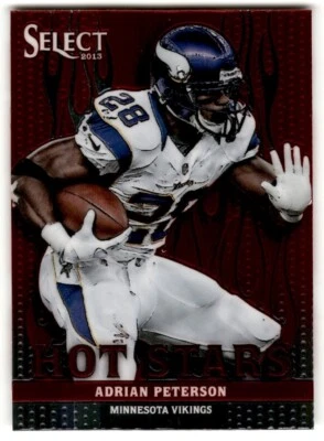 2013 Panini Select Hot Stars Adrian Peterson #23 Minnesota Vikings - Image 1 of 2