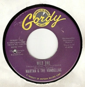 45RPM, MARTHA & VANDELLAS ' WILD ONE ' EXC ' CO ' RB MOTOWN - Picture 1 of 2