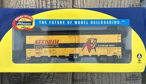 Athearn HO RTR ATH86048 40’ Steel Reefer Needham (Yellow) #60411 1:87 NOS! - Picture 1 of 4