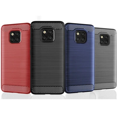 Shockproof Silicone Hybrid Case Soft Bumper TPU Cover For Huawei Mate 20 Pro RS - Image 1 of 4