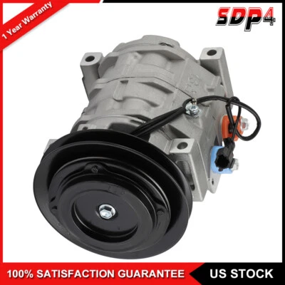 A/C Compressors w/ 1-Groove Pulley for Hino 268 338 238 2005-2010 258 2006-2010 - Image 1 of 4
