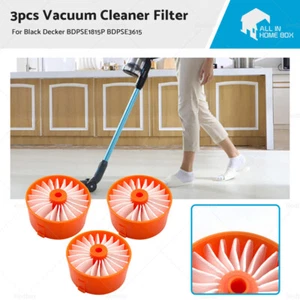 3pcs Filter Element For BLACK DECKER BDPSE1815P BDPSE3615 BHFEV182B BHFEV182C - Picture 1 of 8