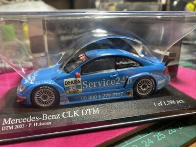 Minichamps 1/43 Mercedes CLK DTM #24 DTM 2003 P. Huisman 400 033224 - Immagine 1 di 4