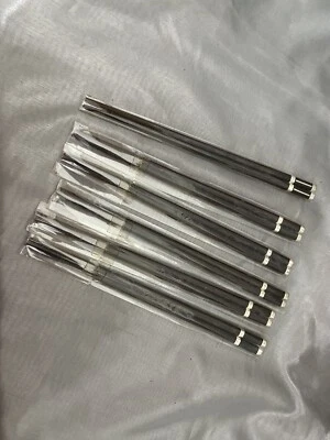 WOOD & 925 SILVER CHOPSTICKS - Image 1 of 4