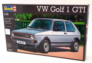 Revell 1/24 Scale Model Car Kit 07072 - Volkswagen Golf 1 GTI - Picture 1 of 5