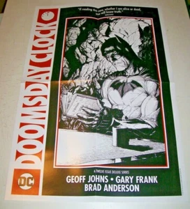 Doomsday Clock #3 Poster Promozionale 15" x 22" DC 2018 Gary Frank Batman - Foto 1 di 4