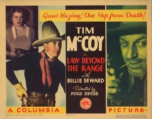 LAW BEYOND THE RANGE (1935) Western Titel Lobby Card Tim McCoy & Billie Seward - Bild 1 von 1