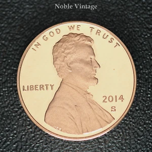 2014 S Proof Lincoln Shield Cent - aus einem Proof Set - Bild 1 von 2