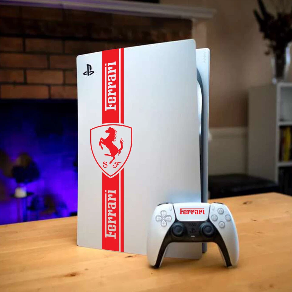 Adesivo Playstation 5 in vinile senza fondo - adesivi console e controller PS5 - Immagine 1 di 4
