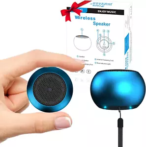 2 Bluetooth Mini Lautsprecher, 3W kleiner tragbarer drahtloser Lautsprecher mit Schlüsselband, Wasser - Bild 1 von 11