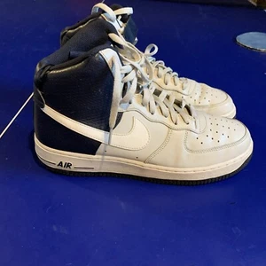 Size 10.5 - Nike Air Force 1 '07 High Obsidian Neutral Grey - Picture 1 of 8