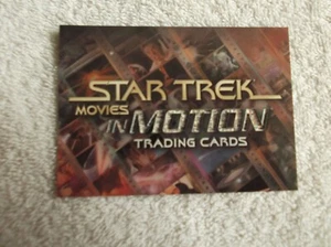 Rittenhouse Star Trek: "MOVIES IN MOTION" #P1 Promo Trading Card 2008 - Picture 1 of 2