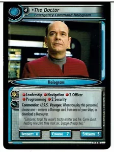STAR TREK CCG 2E LO QUE DEJAS ATRÁS TARJETA RARA EL DOCTOR 14R86 ex - Imagen 1 de 1