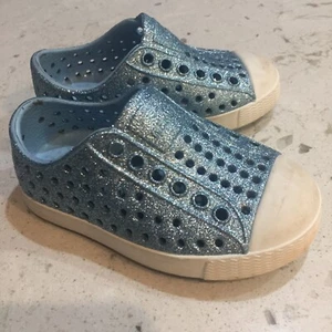 Native Jefferson "Blue Sparkle" Girls'  Toddler 4C - Picture 1 of 5