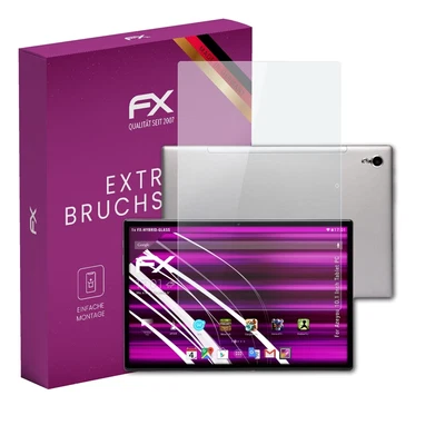 atFoliX Glasfolie für Azeyou 10.1 Inch Tablet PC Displayfolie 9H Schutzpanzer - Bild 1 von 4