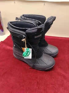 Botas impermeables Northside Thermolite negras aisladas para hombre talla 11 nuevas con etiqueta - Imagen 1 de 15