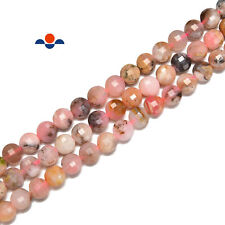 Natural Pink Opal Faceted Coin Beads Size 3.5mm 15.5'' Strand (3.5mm)