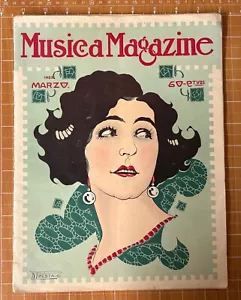 HAVANNA KUBA 1925 MUSICA MAGAZIN~SCHWARZHAAR KUBANISCHE SCHÖNHEIT~DEKO COVER~NOTEN - Bild 1 von 10