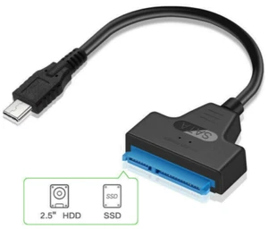 USB 3.1 To SATA 3 Type C High Speed SATA III HDD/SSD Cable for 2.5" - Picture 1 of 4