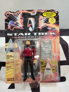 Star Trek Generations Commander William Riker Figure MOC Playmates 1994 Vintage - Picture 1 of 2