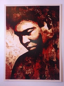 Shepard Fairey / OBEY - Ali Canvas print - Screen Print - 2010 - Art Print - Picture 1 of 5