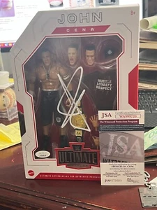 WWE Exclusive John Cena Signed Ultimate Collection Action Figure JSA White - Picture 1 of 1