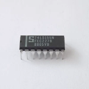 1x 74LS155N Signetics IC DIP-16 DECODER - Picture 1 of 3
