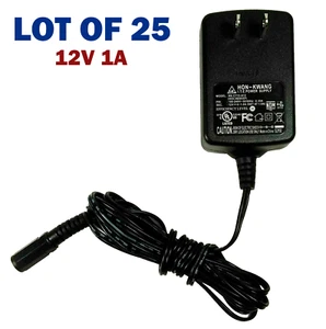 Lot of 25 Genuine Hon-Kwang 12W AC Adapter Soundbar Speaker Power Supply 12V 1A - Picture 1 of 4