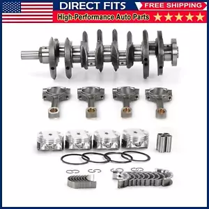 Crankshaft / Pistons & Rings Kit + Bearing + Con Rods for GM ECOTEC DOHC 2.4L - Bild 1 von 9