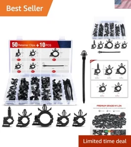 Sturdy 60Pcs Automotive Clip Assortment Kit - Essential Repair Parts with Box - Picture 1 of 10