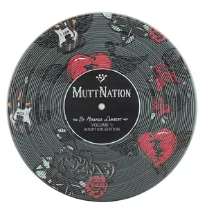 MuttNation Fueled by Miranda Lambert Vinyl Schallplatte Design Frisbee Hundespielzeug - Bild 1 von 2