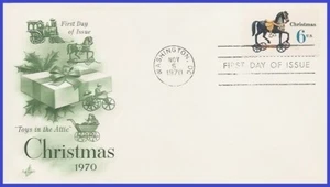USA5 #1416 U/A ARTCRAFT FDC Horse Christmas Toys - Picture 1 of 1