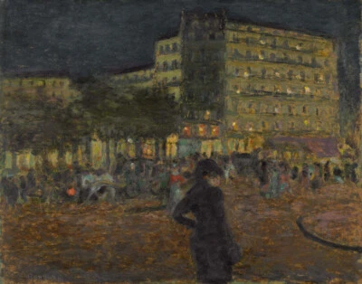 Impresión en lienzo Pierre Bonnard Place Pigalle At Night 16 x 20 #3561 Foto 1 de 4