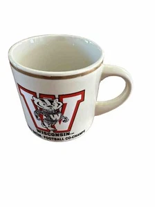 WISCONSIN BADGERS 1993 FOOTBALL BIG TEN CHAMPIONSHIP CERAMIC ROSE BOWL MUG-NCAA - Picture 1 of 5