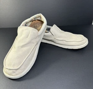 Sanuk Herren Größe 12 Bürgersteig Surfer Sugar Lite Schuhe Freizeit Slipper Beige Sommer - Bild 1 von 21