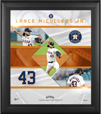 Lance McCullers Houston Astros Framed 15x17 Stitched Stars Collage Cover